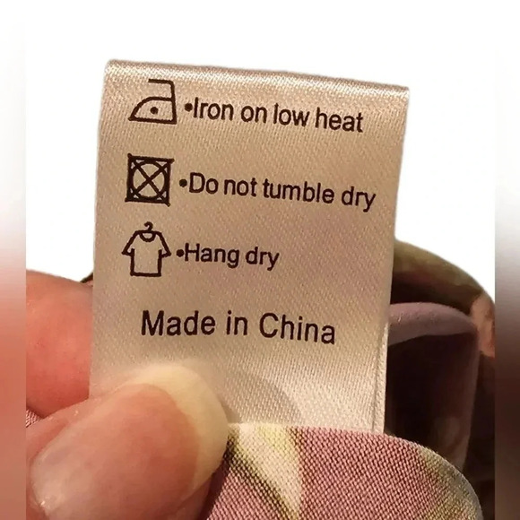 Amazon, XXL, Burgundy Sleeveless Floral Wrap Dress - Picture 7 of 7